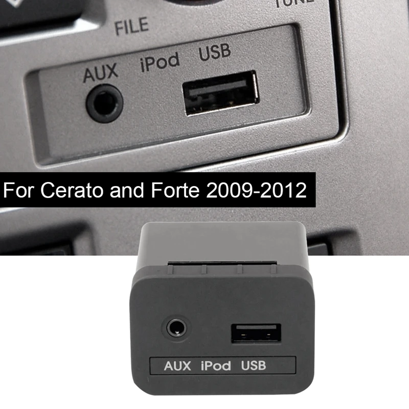 For Car AUX USB IPOD Audio Jack Port Interface For Kia Cerato Forte / Forte Koup 2019-2012 96130-1M100WK