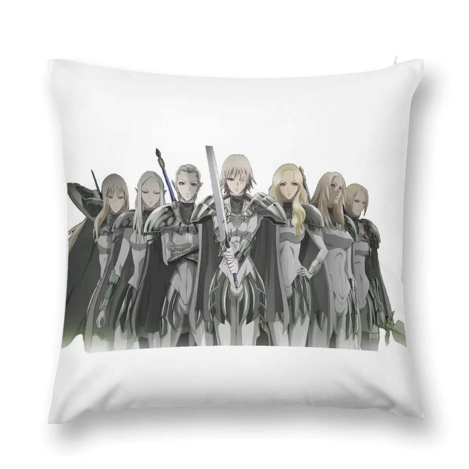 Claymore characters Throw Pillow Decorative Cushion Cover Pillowcases For Pillows Christmas Throw Pillows Covers pillow