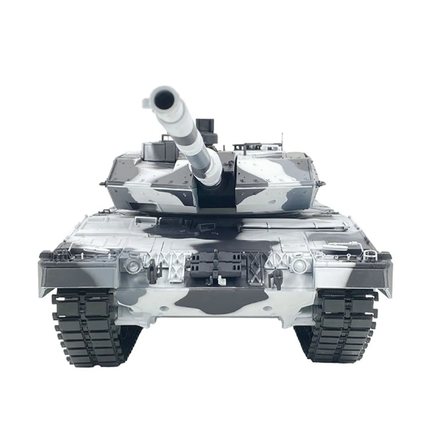 2,4 G Henglong 1/16 7,0 Leopard 2A6 RC Panzer 3889 Metallgetriebe Aufhängungsstangen BB IR Barrel Recoil Sound Rauchlicht Batterie