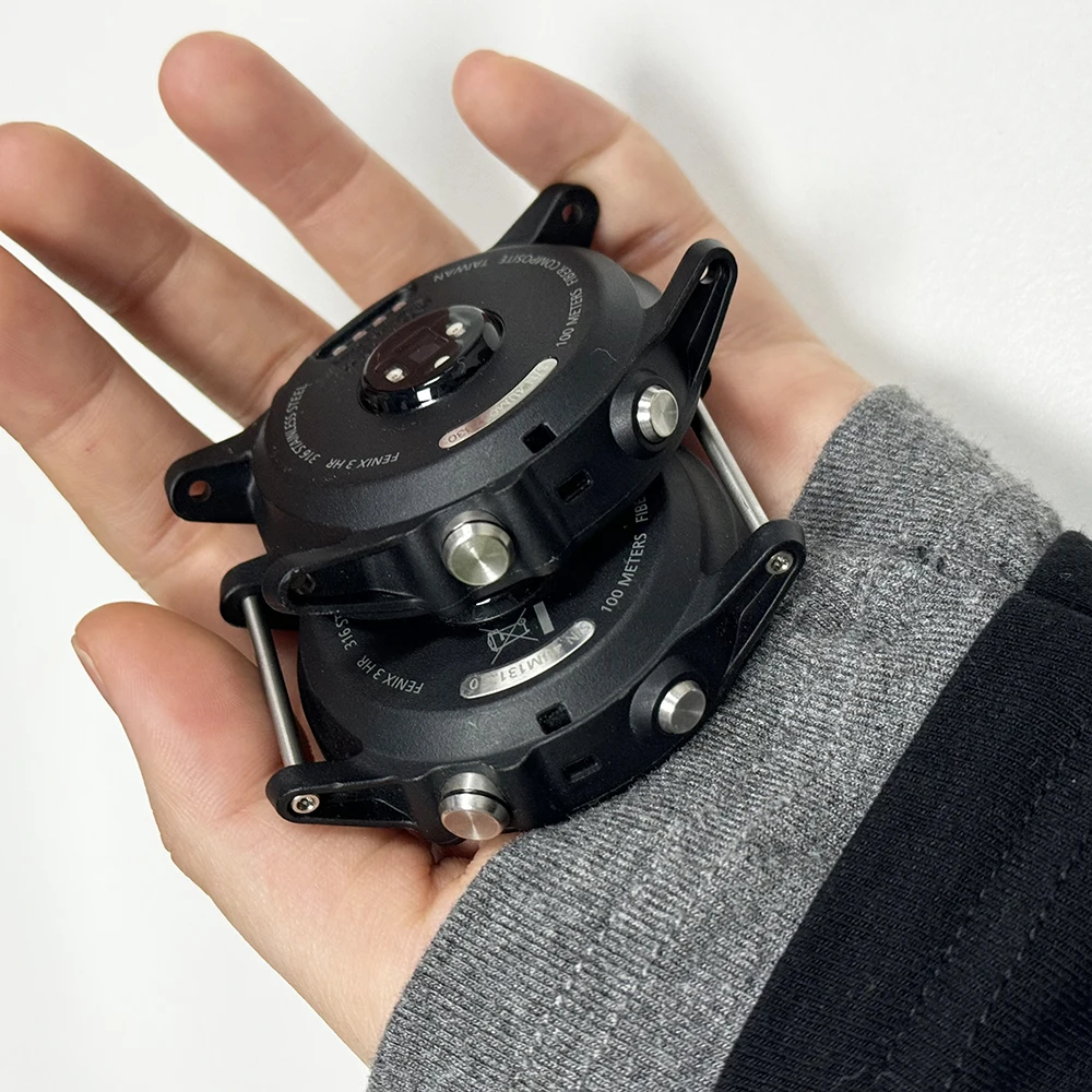 Rear Cover Case For GARMIN Fenix 3 Hr Housing Shell Power Switch Button Heart Rate Sensor Part Repair