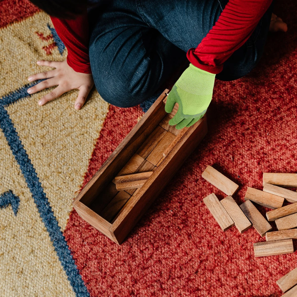 

Gloves for Kids Gardening Crab Catching Polyester Latex Lightweight Durable Safe Children Activity Gloves Wear-resistant