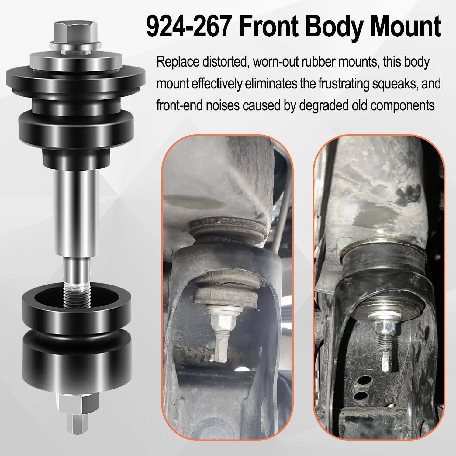 

Performance Polyurethane Mounts Bracket Set 924-267 Auto Front Body Mount Fit For Toyota Tacoma Select Models 2005-2021