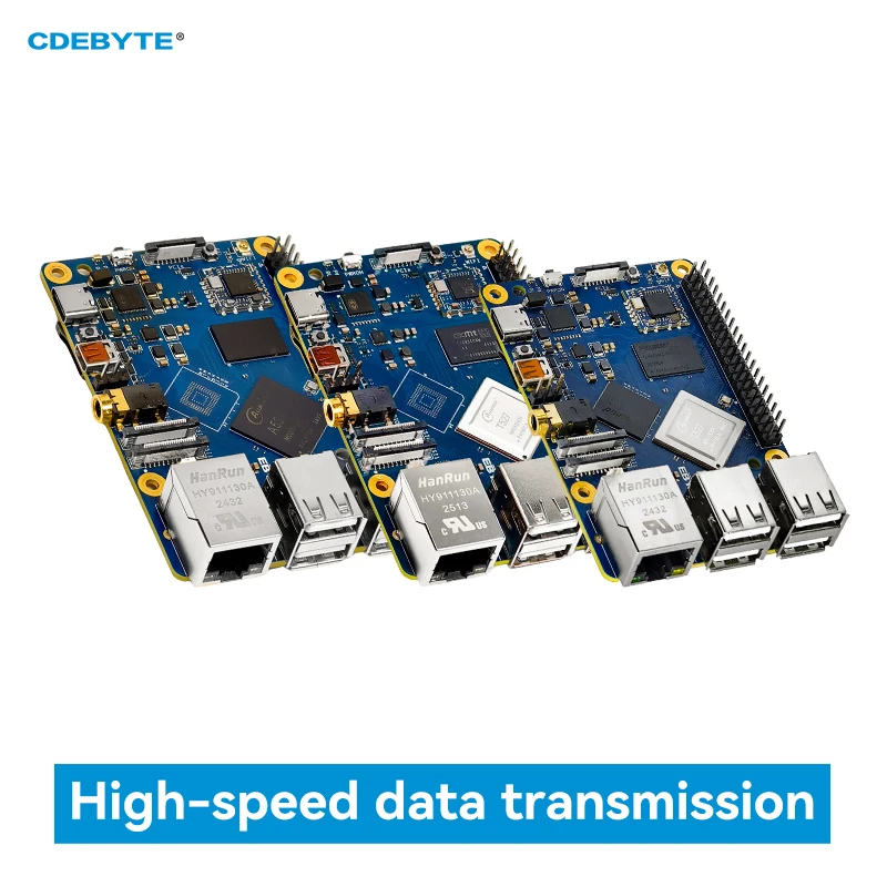 لوحة واحدة للكمبيوتر Allwinner T527/A527 CDEBYTE ECB32 سلسلة متعددة النواة متغاير NPU ARM Cortex-A55 Linux Raspberry Pi