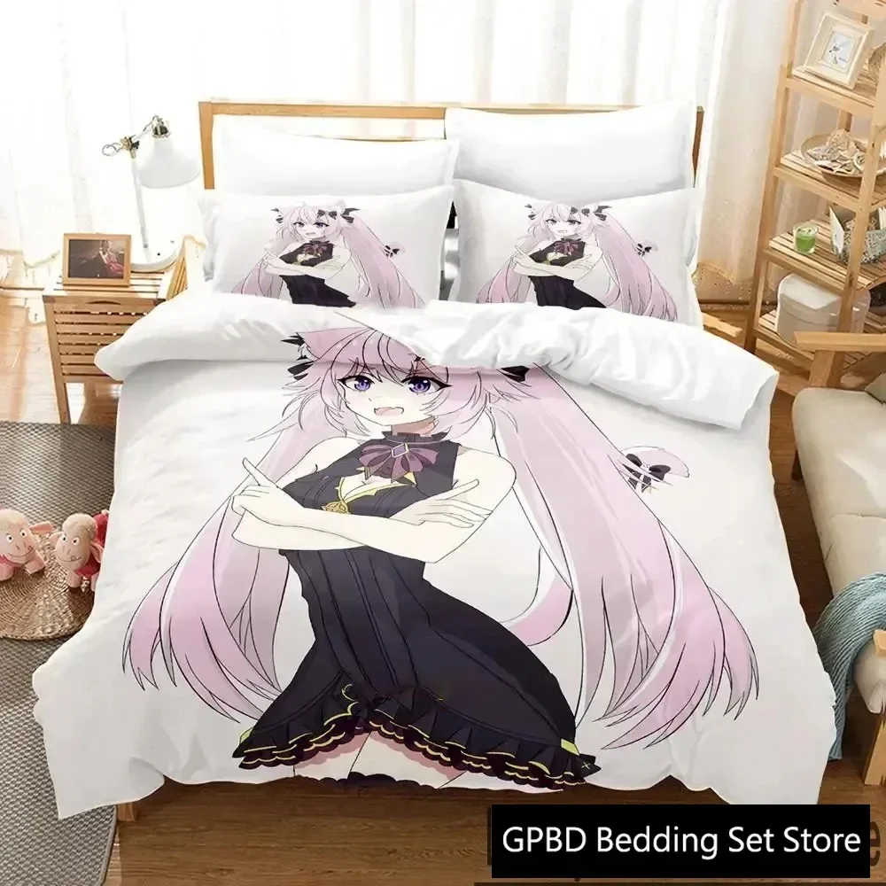 

3D Print Anime Nyatasha Nyanners Comfortable Duvet Quilt Cover Pillowcase Bedding Set Children Bedroom Decoration Home Textile