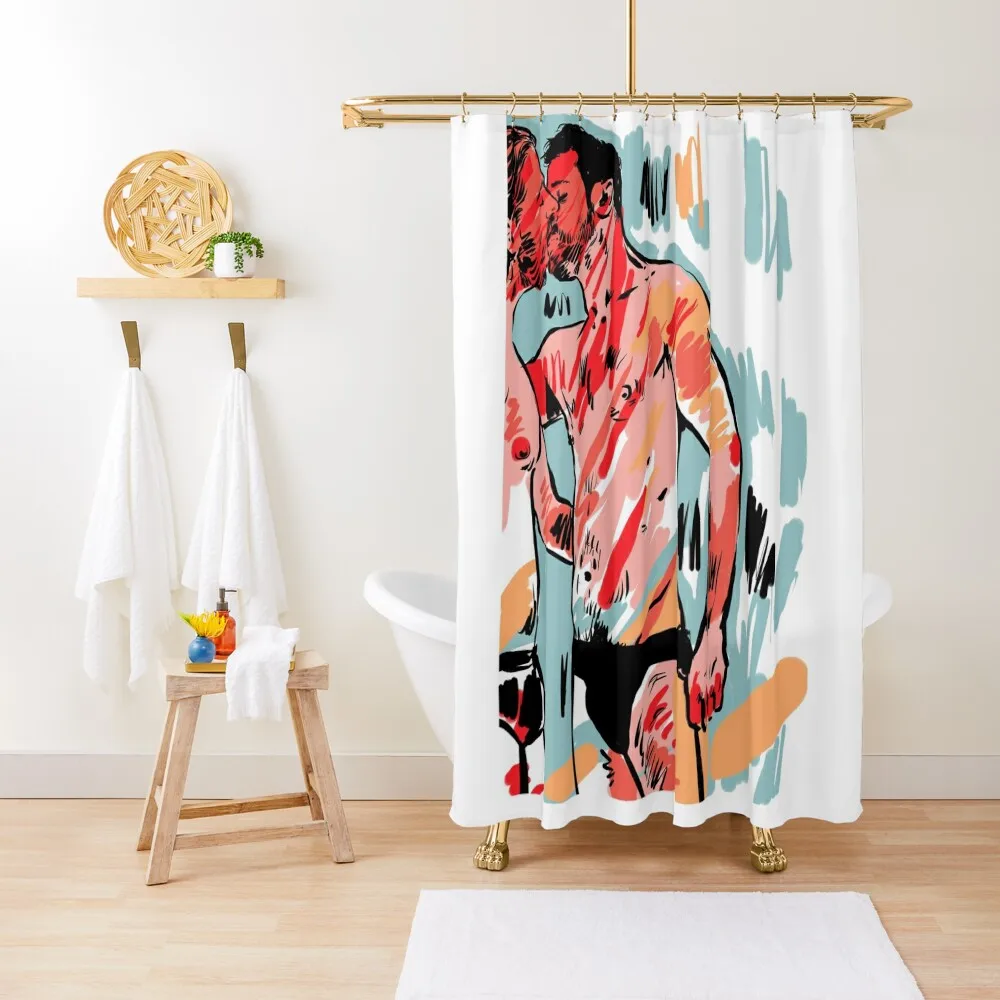 

Knowing you Shower Curtain Anti-Mold Waterproof Shower Window Cute Shower Curtain