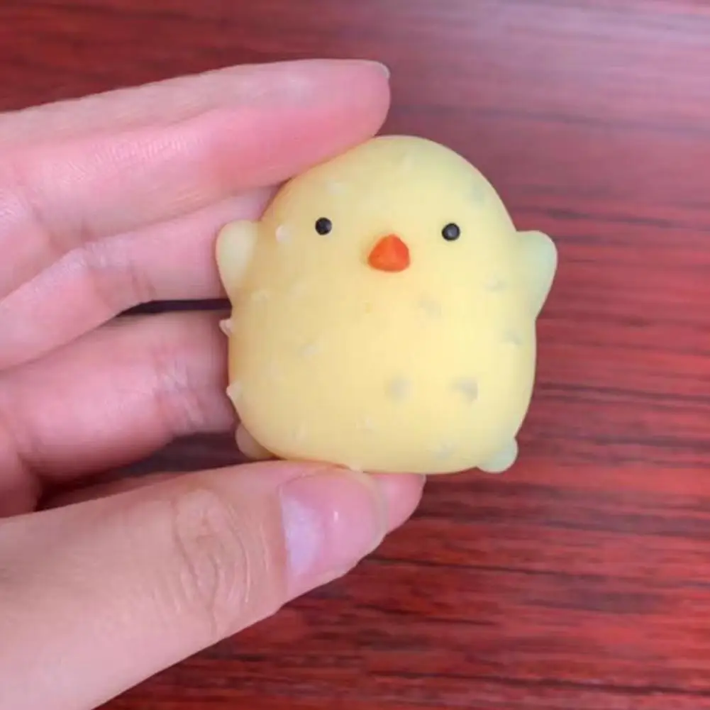 5pcs Squishy Chicken Antistress Toys Slimy Squeeze Toys Cute Antistress Ball Abreact Soft Sticky Stress Relief Funny Toys