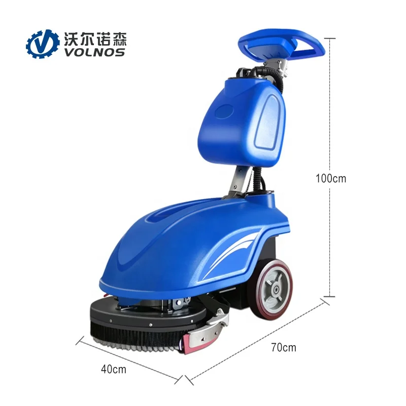 Automatic Battery-powered Walk Behind Auto Electric Industrial Floor Cleaning Machine Floor Scrubber