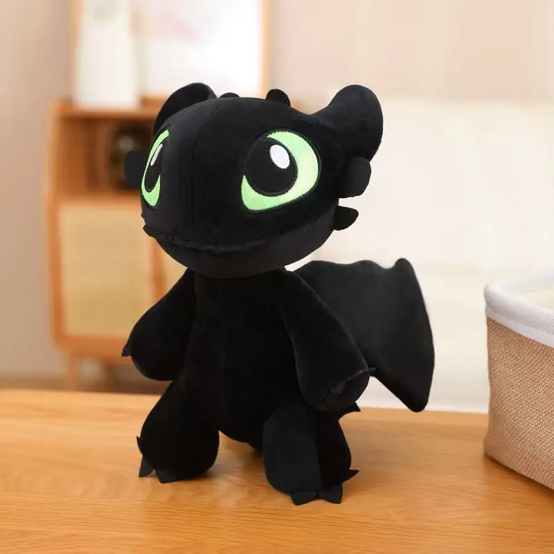 

25/30cm New Dragon Taming Series Expert Doll Stuffed Plush Toy Cartoon Anime Cute Children's Birthday Gift Fun Doll Pillow