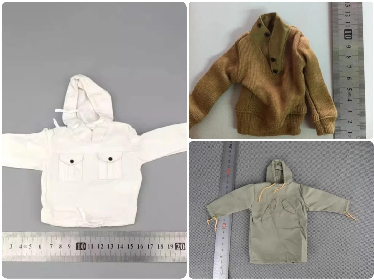 Hot Sales 1/6 Modern Soldier Doll Sweater Coat Tops Coat Winter Sniper Grown Toys Model Accessories For 12