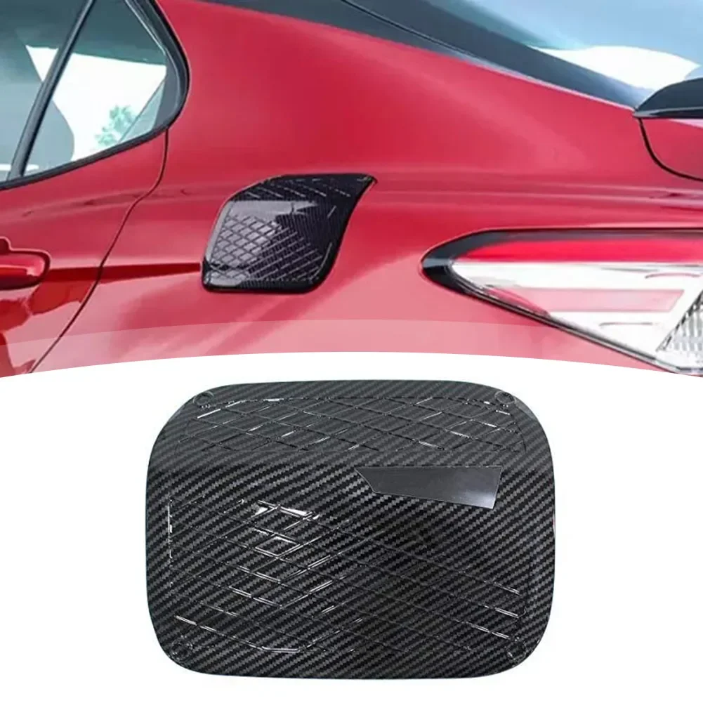 1pcs Abs Car Door Cover  Tank Trim Accessories Fit For Toyota For Camry 2018-2023 Direct Replacement Car Accessories