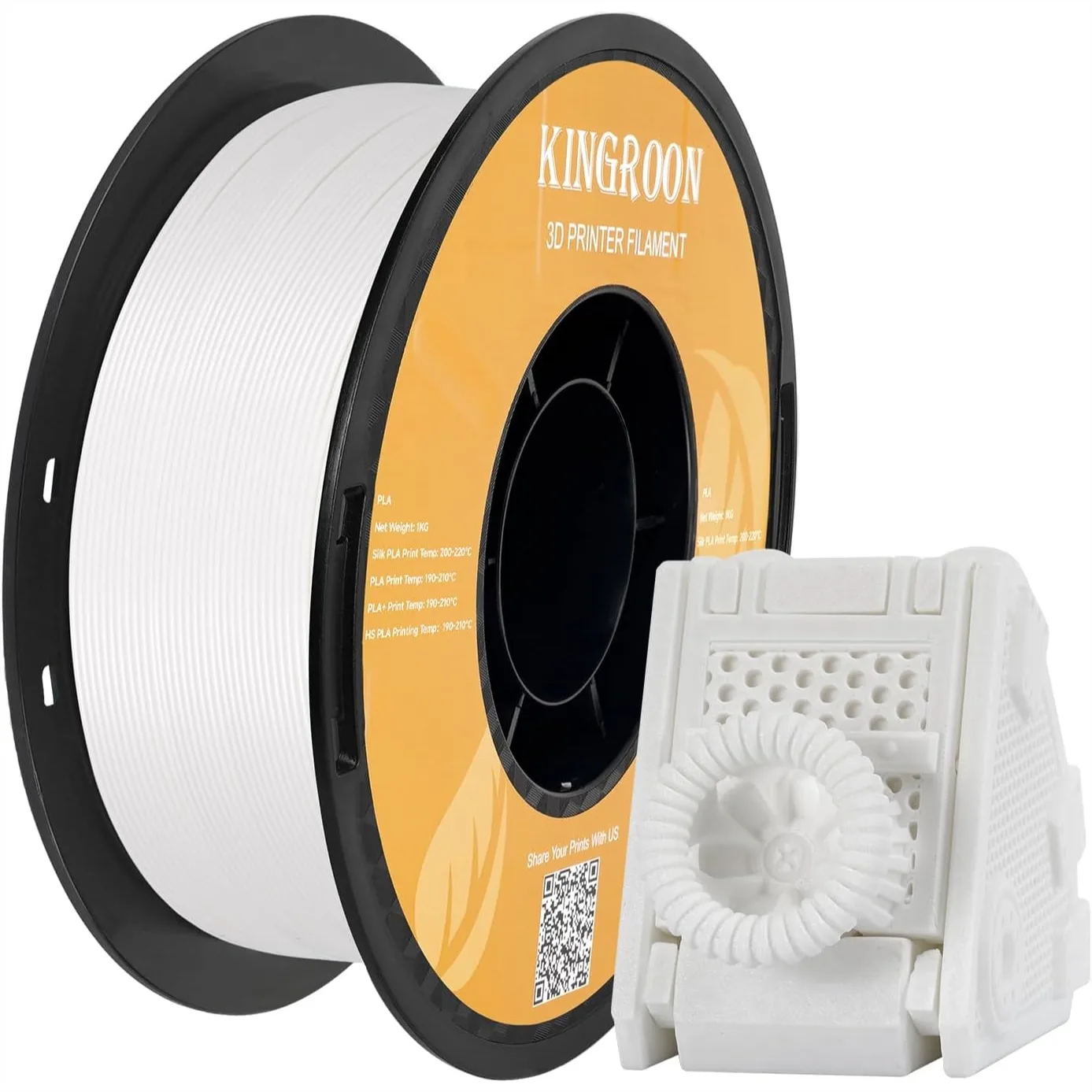 

High Speed PLA 3D Printer Filament 1.75mm, Rapid Filament for 30-600mm/s, Dimensional Accuracy +/- 0.03 mm, 1kg Spool (2.2lbs)