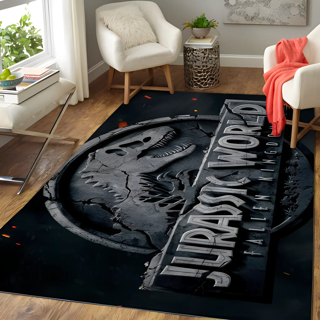 Jurassic Park Carpet Kids Carpets Living Room Tea Table Mats Bedroom Rug Washable Floor Mats Household Mat Dinosaur Carpet Decor