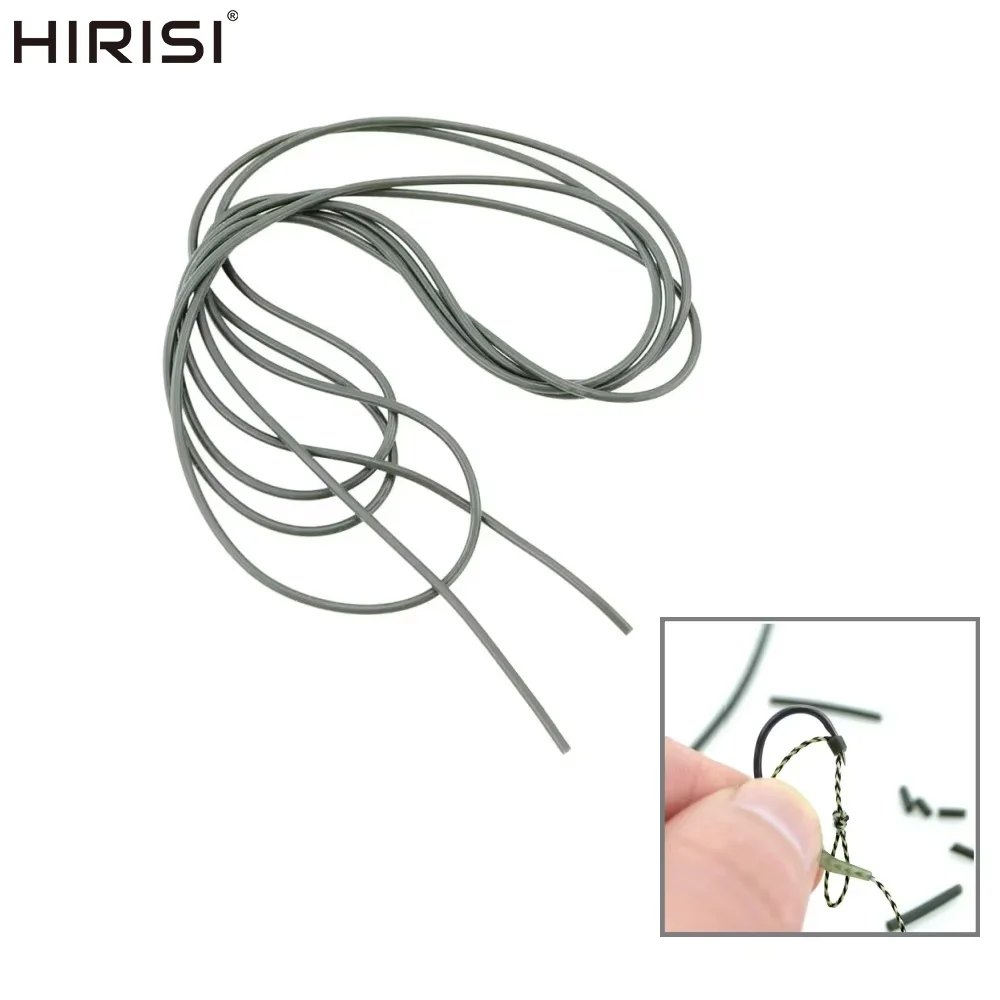 

Hirisi 3m Carp Fishing Hook Silicone Tube Anti-tangle Rig Tubing Safety Lead-clip System AE069