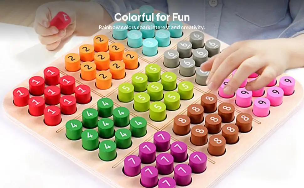 나무 퍼즐 보드 게임 미니 교육 수학 성인