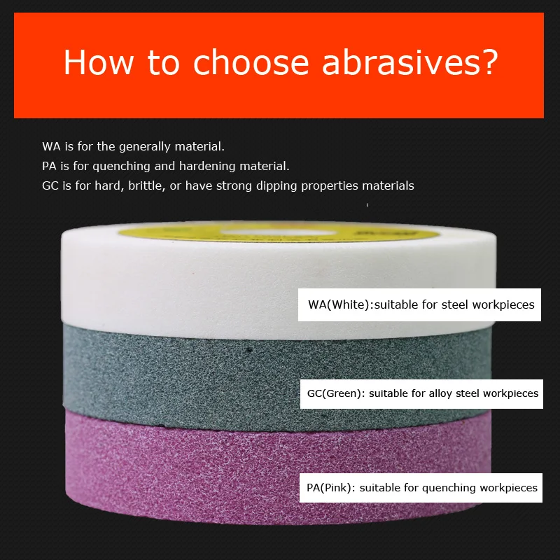 Dia100mm WA PA GC Grinding Wheel Abrasive Disc for Punch Grinding Machine