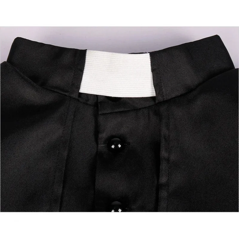 Uniforme de Pape romain, Costume de prêtre médiéval, Soutane religieuse catholique, Robe de pasteur, Robe de missionnaire, Cassock du clergé
