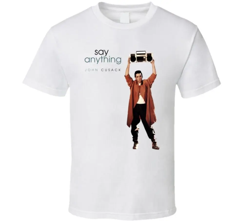 Say Anything Classic Jon Cusack Retro Movie T Shirt