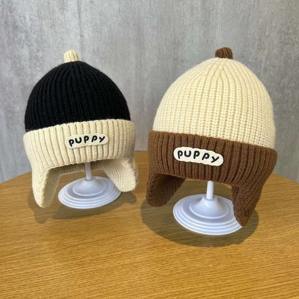 

Новая вязаная пуловерная шапка-пустышка, теплая холодостойкая шапка-бини, ветрозащитная вязаная шапка, От 0 до 3 лет