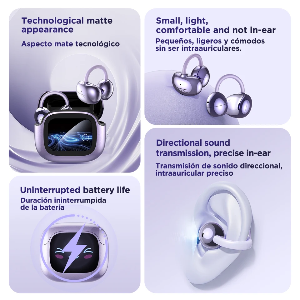 Bluetooth Wireless Headset HTC NE32 TWS Bluetooth 6.0 HiFi Sound