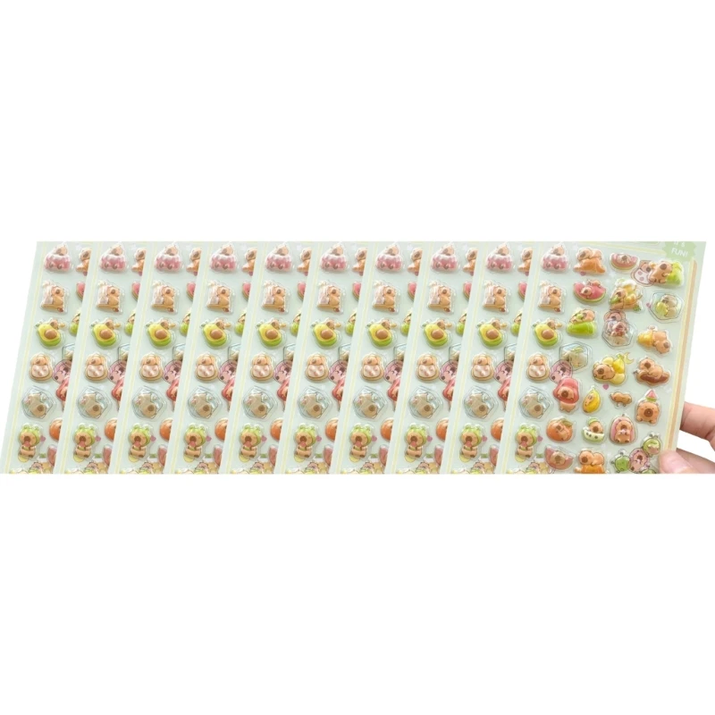 Decorative Small Sticker for Kids Adults, Reusable Tiny Sticker for Scrapbooking