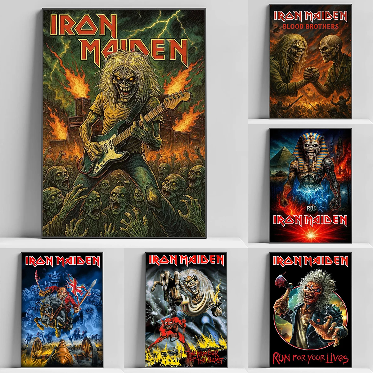 

Iron Maiden-s Band Poster For Home Decorations Gift Wall Decor Room Aesthetic Art Mural Decoration Bedroom Decorative Posters