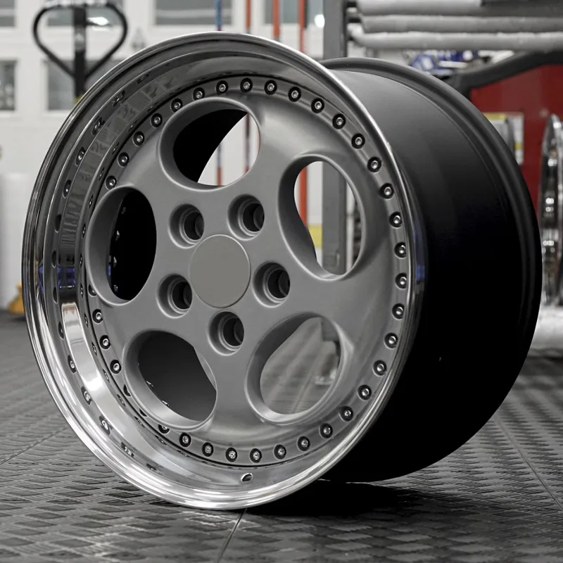 3 Piece Forged 5x130 Wheels 16 17 18 19 Inch Rims Custom Deep Dish Alloy Wheels for Porsche 944 965 964 911