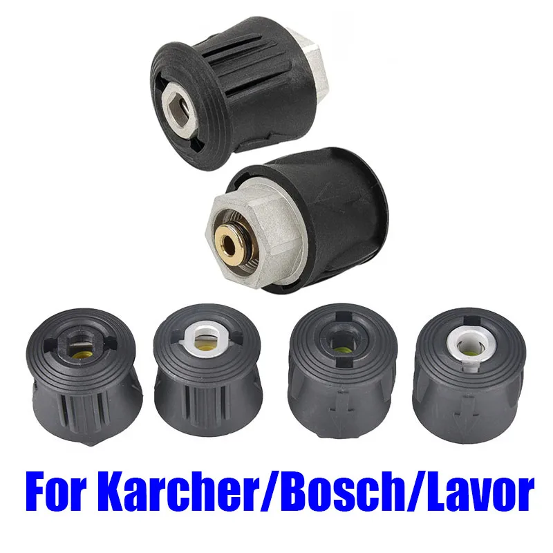 Adaptateur de tuyau haute pression M22-14MM de sortie de lave-auto allergique avec connecteur de tuyau de pression pour Karcher /Bosch/Nilfisk/Lavor