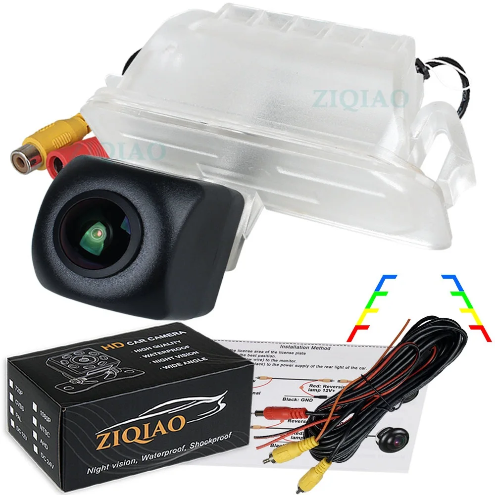 ZIQIAO for Ford Fiesta 2008-2022 Kuga Escape C-MAX 2008-2012 S-MAX Mondeo 2006-2015 Focus 2004-2012 AHD NTSC Rear Camera HS113