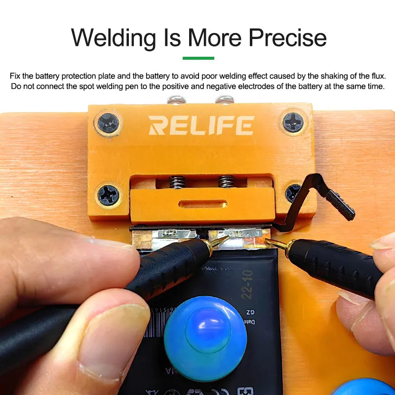 RELIFE RL-936WD Universal Magnetic Spot Welding Fixture For iPhone 11 12 13 14 Pro Max Battery Cell Repair Fixing Soldering Tool