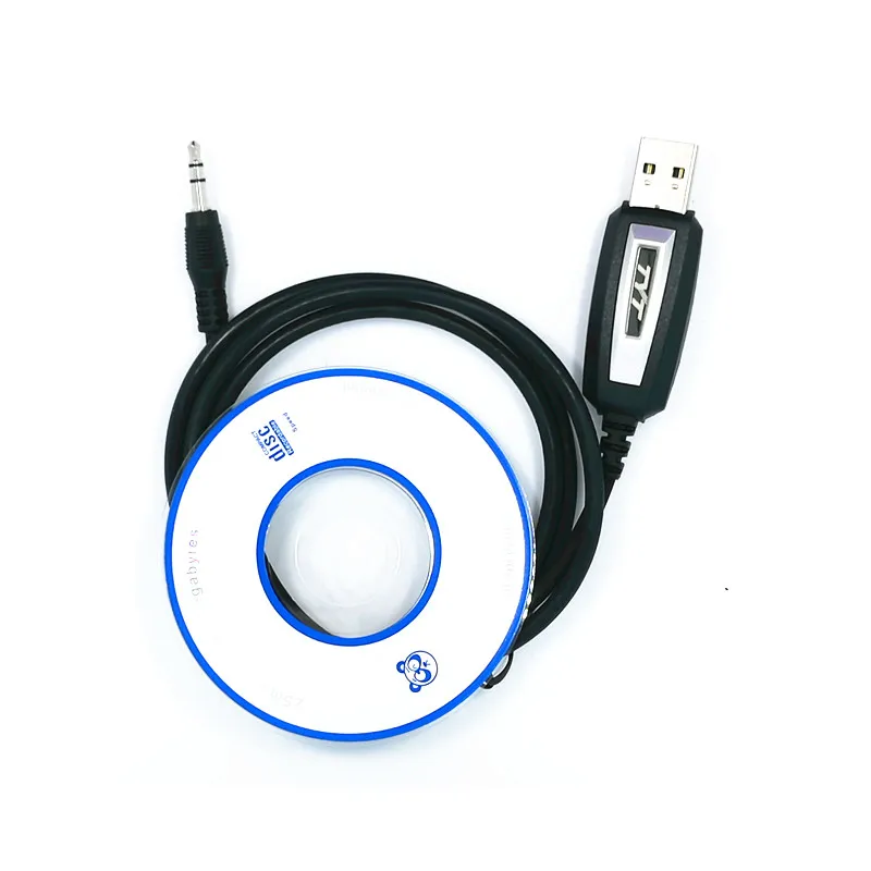 TYT-9000 USB-кабель для программирования, 1-контактный, 3,5 мм, с программным обеспечением для компакт-дисков для мобильного радио TYT TH-9000 TH-9000D, автомобильная рация