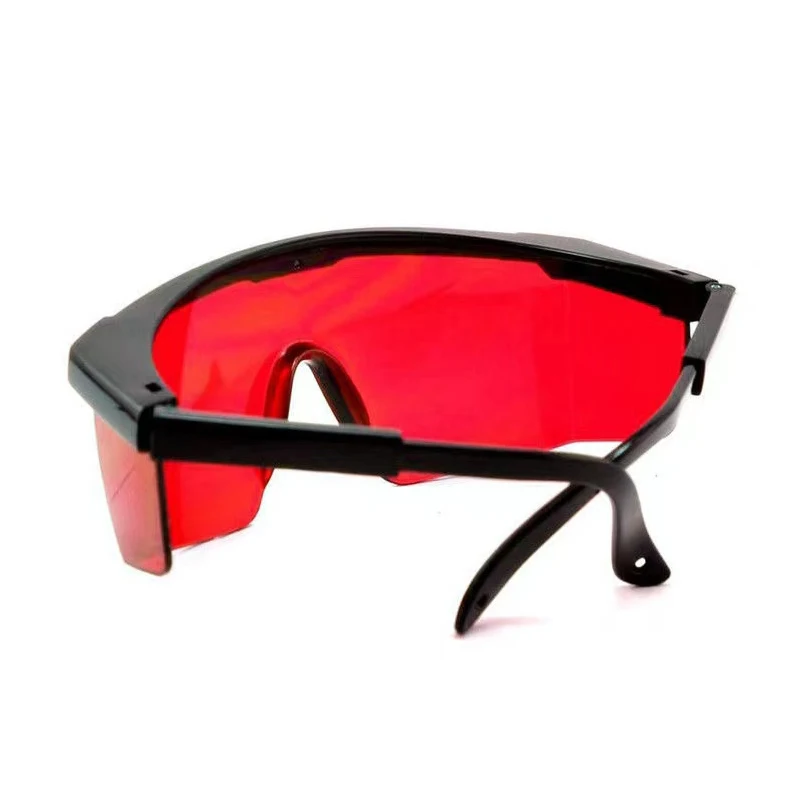 Gafas de seguridad láser gafas medidor de nivel de retícula filtro de luz fuerte para exteriores gafas mejoradas protección láser láser rojo y verde