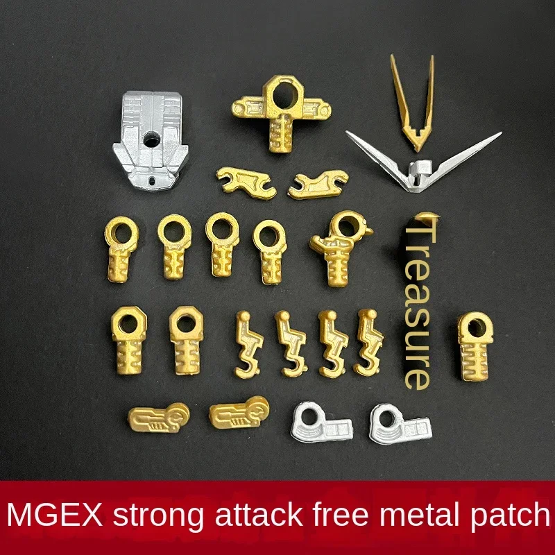 Figura de Anime modelo de ensamblaje MG 1/100 piezas de repuesto Mgex STRIKE FREEDOM G45 G32 G16 G4 antena de Metal hombro esqueleto