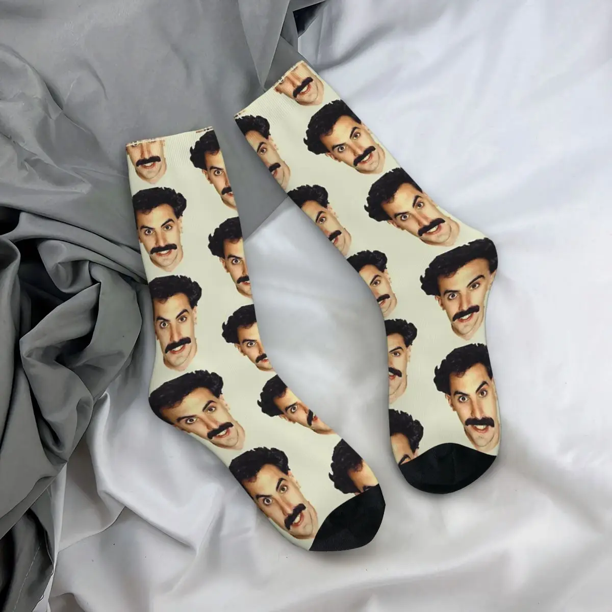 Borat adulto meias, unisex meias, meias masculinas meias femininas