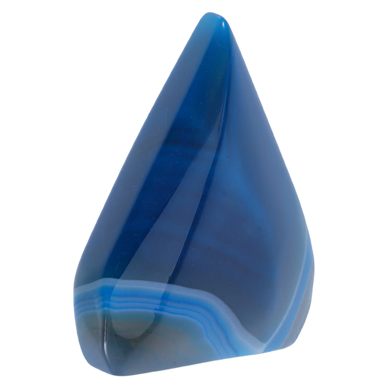 

Blue Agate Ornament Crystal Craft Stone Sculpture Accessories Statue Decorative Home Tabletop