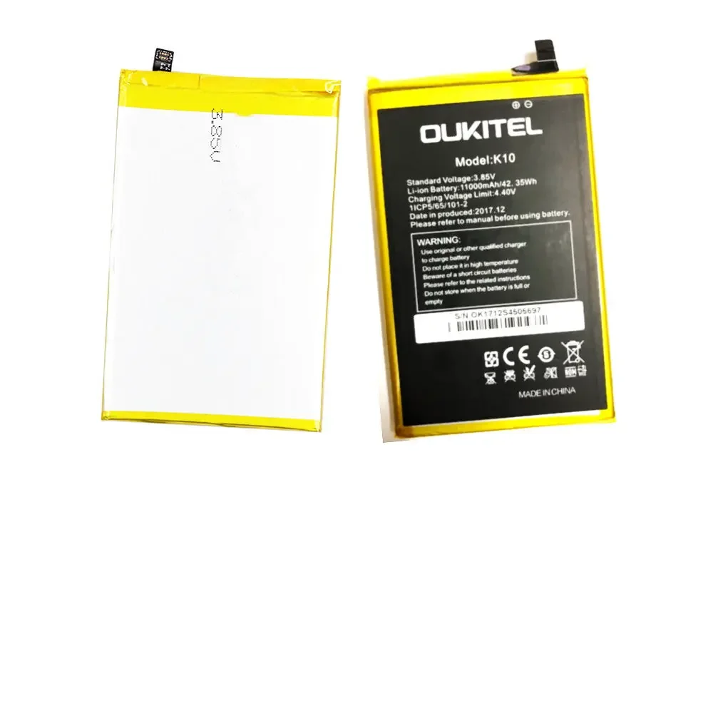 

For Oukitel K10 battery 11000mAh 42.35wh 3.85v batteries