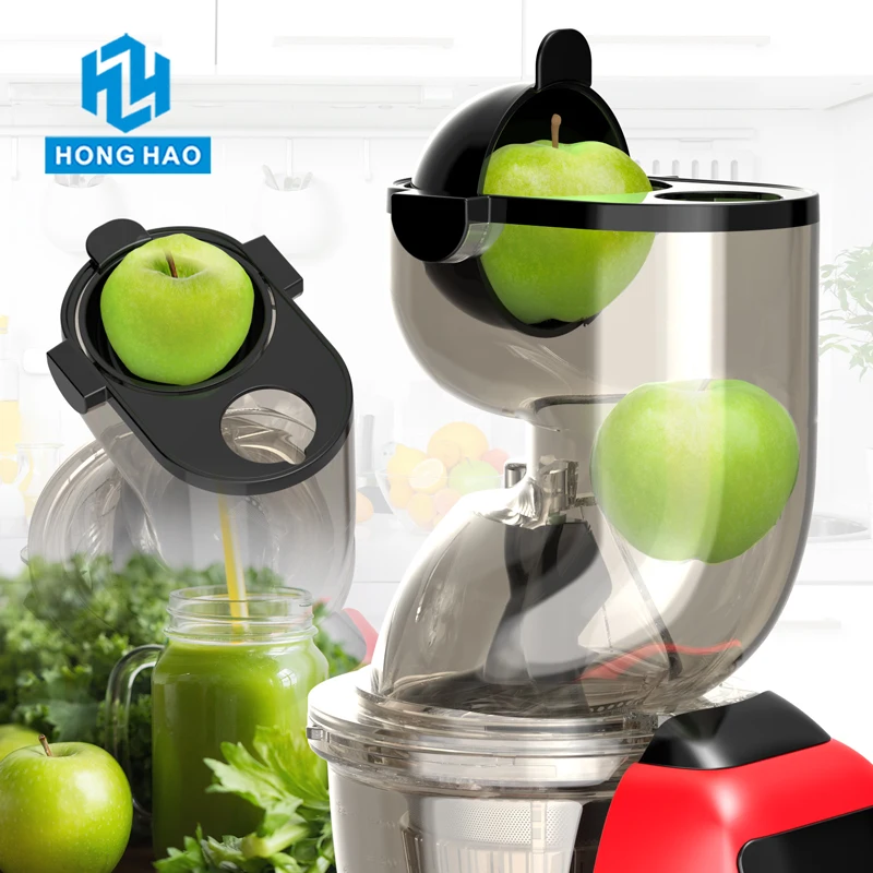 Home Edition Wide Feed Chute 82mm Mesin Jus Commercial Electric Pomegranate Slow Juicer Extractor Machine