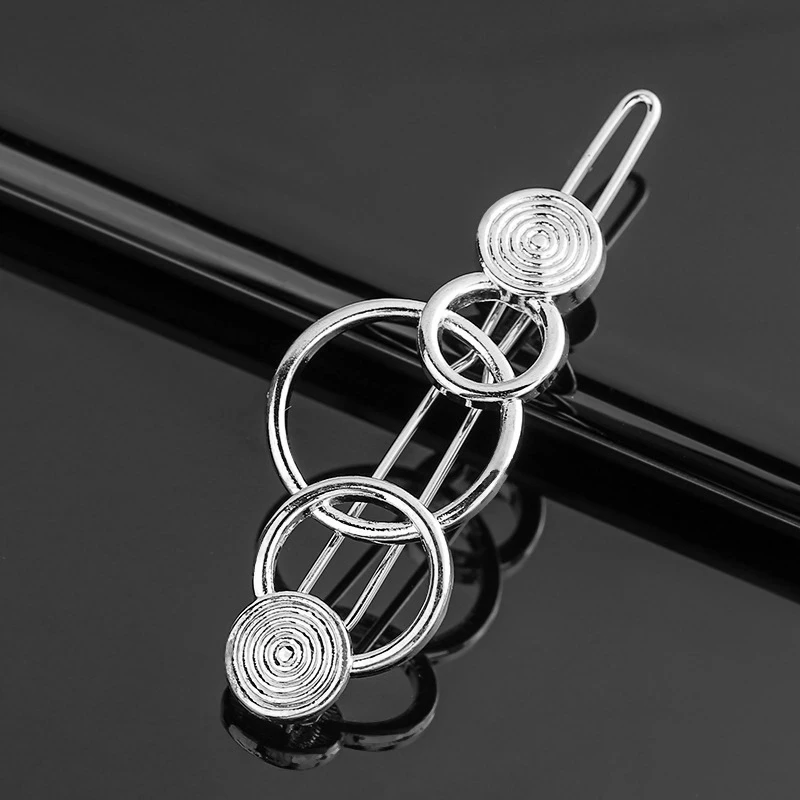 Neue Mode Metall Liebe Herz Haar Clip Elegante Perle Runde Haarspange für Frauen Mädchen Süße Haarnadeln Barrettes Haar Zubehör – Detail 23