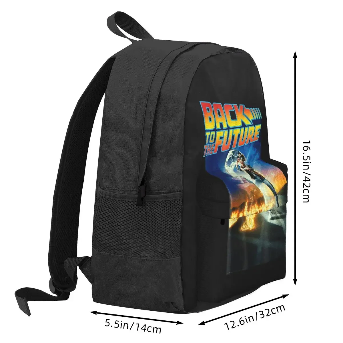 Back To The Future Backpack Hot Sale Daypack Large Capacity Kids BookBag School Bag Shoulder Bags for Men Women