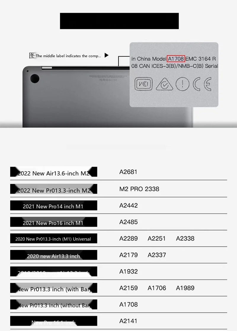 Vollflächig klebender Sichtschutz für MacBook 13-16 Zoll 360 ° Anti-Spionage-Film – Detail 3