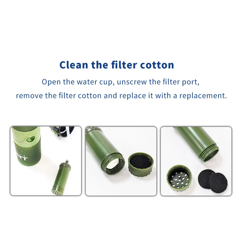 Water Filter Bottle Action Outdoor Water Filter Bottle