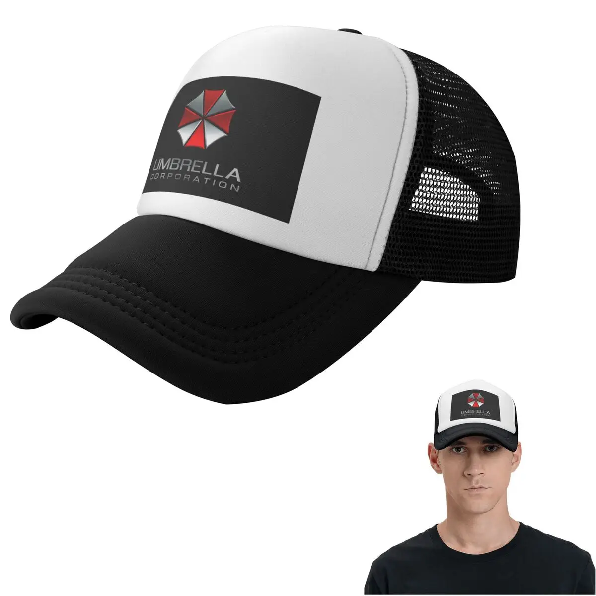Movie Game Corporation Umbrellas Cap Casual Mesh Baseball Caps Adjustable Hat Hip Hop Summer Unisex Baseball Hats