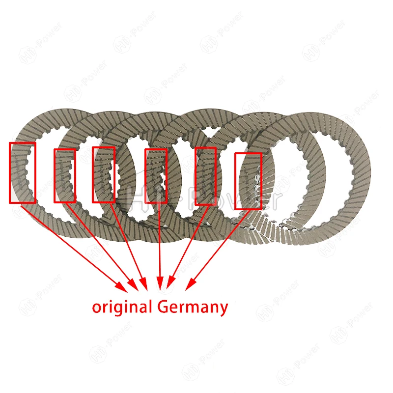 Original DL501 0B5 DSG Transmission Clutch Friction Plate For Audi Q5 A4 A5 A6 A7 7-Speed Gearbox Disc Kit Clutch Plate