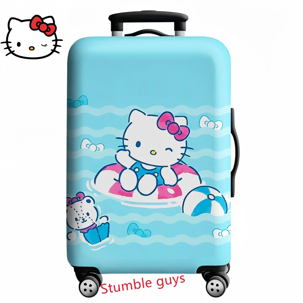 

Anime Kawaii Hello Kitty Luggage Cover Fits 18-32 Inch Suitcases Soft Travel Protector
