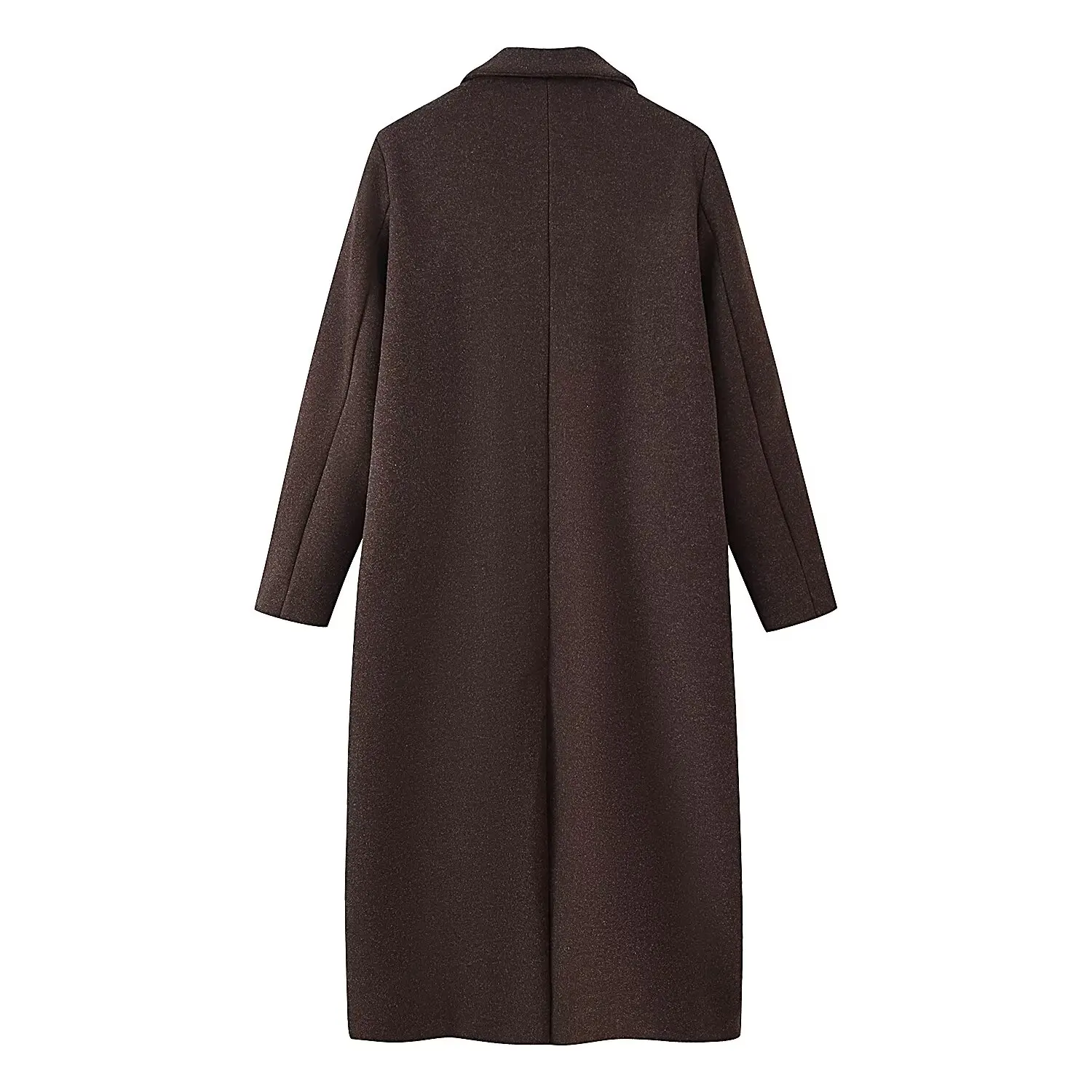 KONDALA Fashion 2025 Autumn Vintage Women Solid Coat Single Breasted Loose Long Coat Streetwear Female Pocket Elegant Outwear