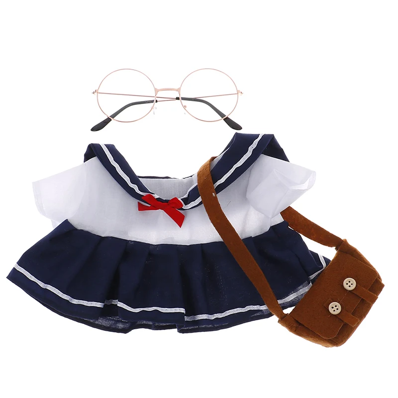 1PC Doll Clothes Dress Glasses Bags for 30cm Duck Plush Dolls Accessories
