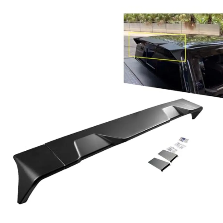 

Matte Black Rear Roof Spoiler Wing Trunk Spoiler for 2013-2018 Dodge Ram 1500 Car Exterior Accessories with Durable ABS Materia