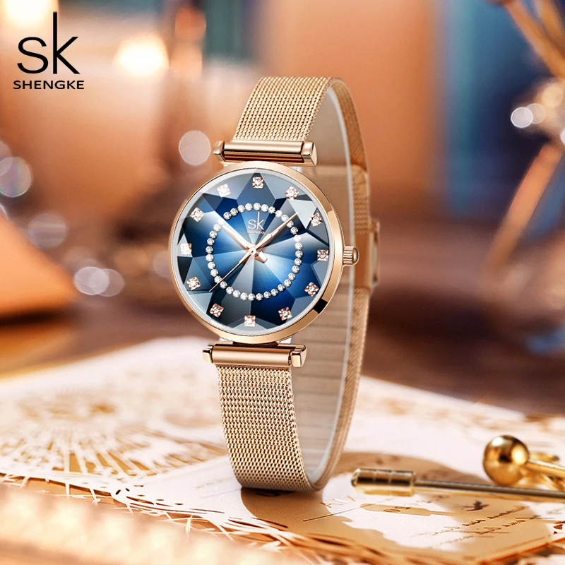 Shengke Fashion Watches For Women Ladies Luxury Quartz Relogio Feminino Female Montre Reloj Mujer Zegarek Damski Dropshipping