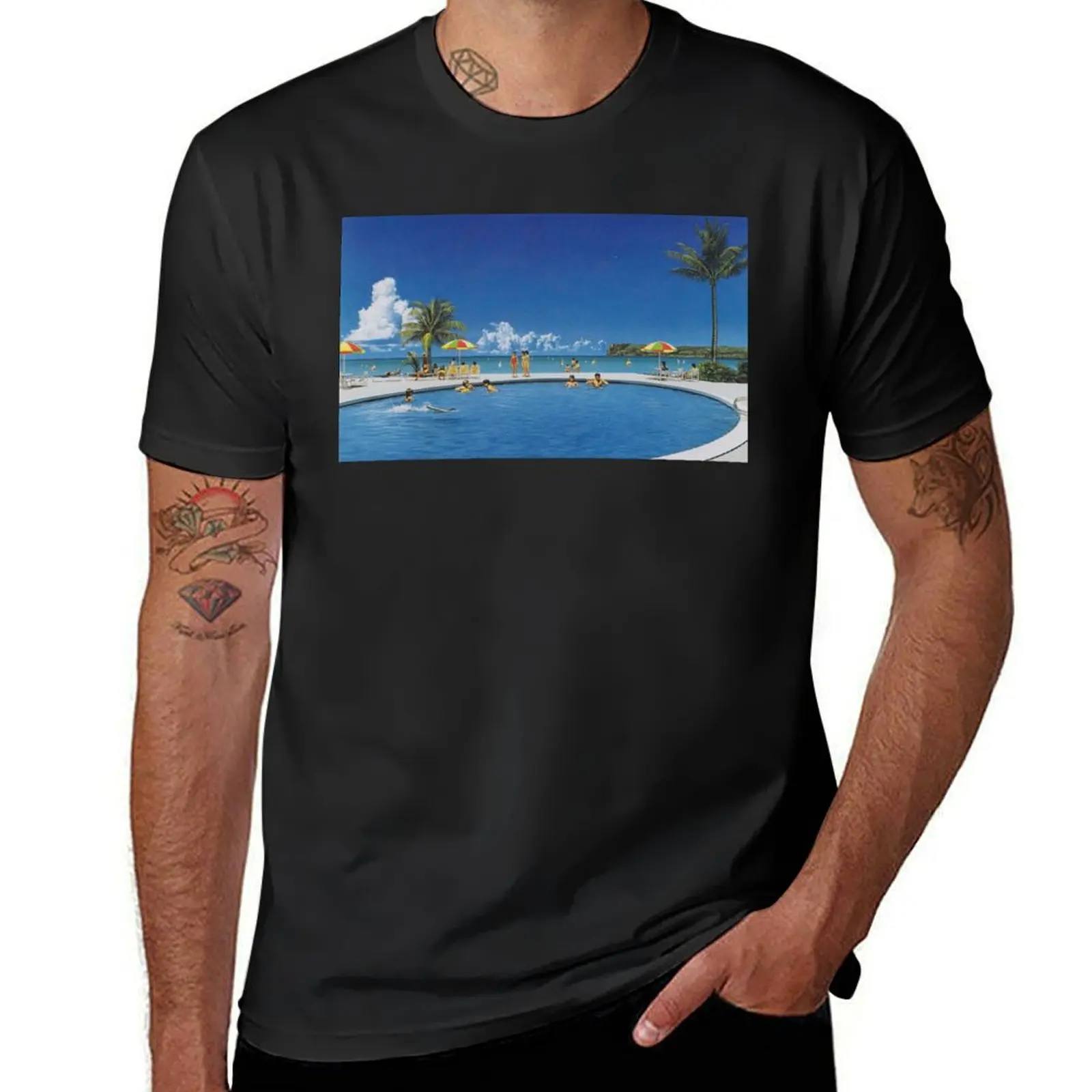 

hiroshi nagai T-Shirt sublime summer tops fruit of the loom mens t shirts