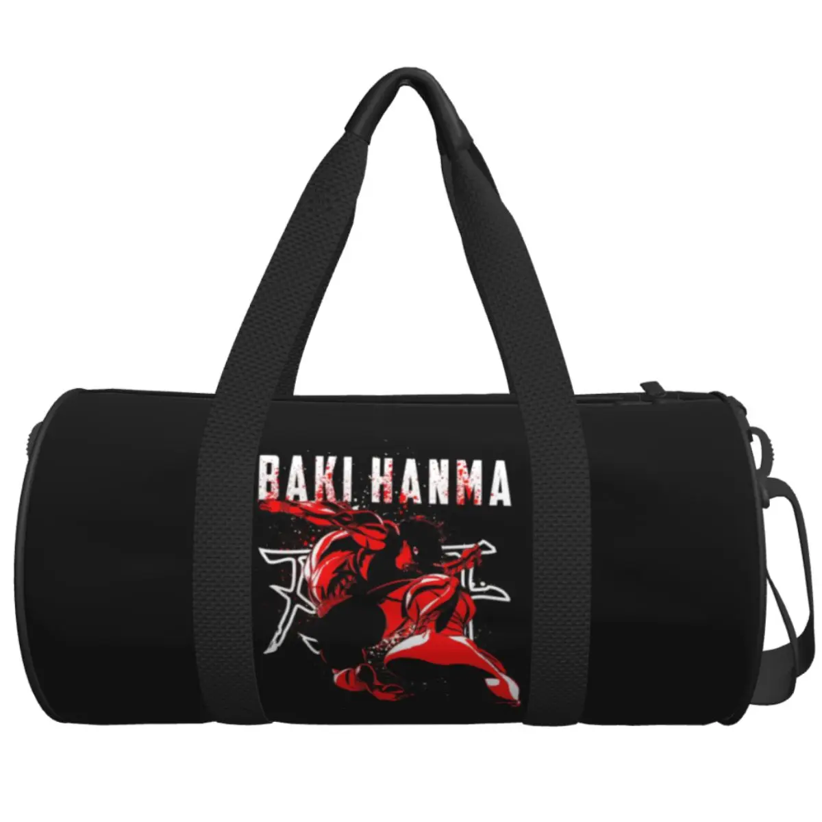 

Gym Bag Baki Jack Yujiro Hanma Sports Bag Gym Accessories Bodybuilding Manga Men Oxford Custom Handbag Cute Training Fitness Bag