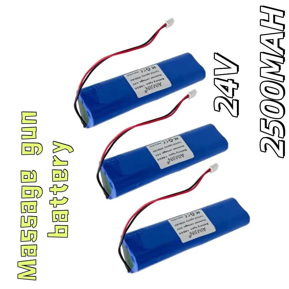 New New 24V 2500mAh Li-ion for Phoenix A1 Massage Gun,Fascia Gun With BMS DIY Install Rechargeable Battery Pack